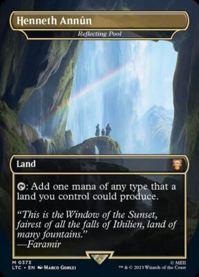MTG REFLECTING POOL 373 FOIL EXC - REFLEKTIERENDE SCHACHT - LTC X EN - MAGIC