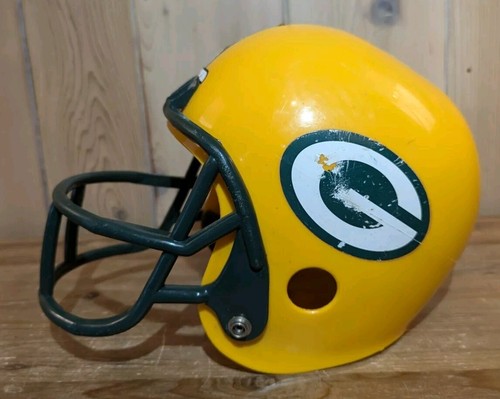 Vintage Franklin Green Bay Packers Youth Size Football Helmet Not For Contact - Picture 4 of 11