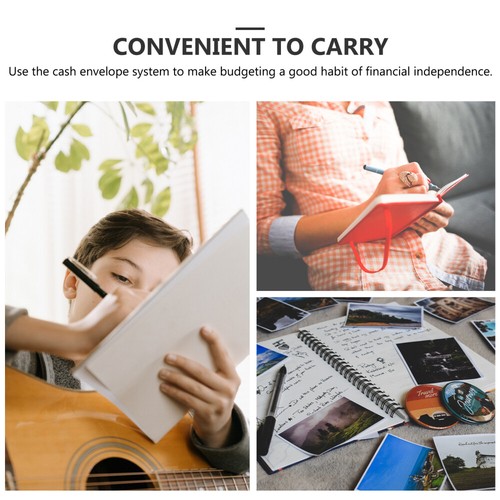 5 Sets Envelope Buggy Bag Cash Binder for Budgeting - 第 12/12 張圖片