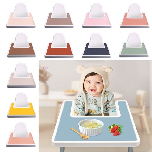 Nonslip High Chair Placemat Silicone Placemats for IKEA Antilop