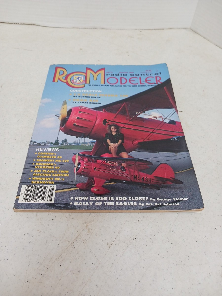 RC Modeler Radio Control Magazine August 1992 | eBay