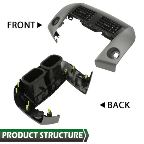 Fit For 2006-2012 Toyota RAV4 Center Dash A/C Vents Panel Trim Bezel 55663-42020 - Picture 7 of 12