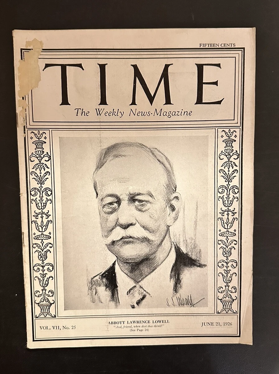 Time 1900-1939 1st Edition Magazines for sale | eBay