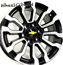 18 Gloss Black Machine Oe 5909 Replica Wheels Fits Chevy Tahoe Suburban 6x5.5