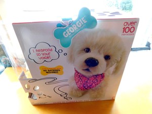 georgie interactive plush