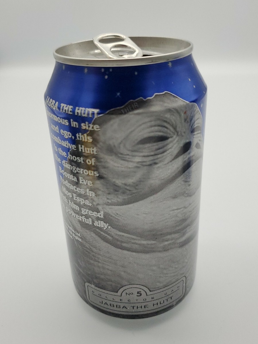 1999 Star Wars Episode I The Phantom Menace Pepsi Can #5 JABBA THE