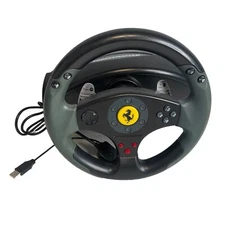 Thrustmaster Ferrari GT 2-in-1 Rumble Force Racing Wheel PS2 PC N1106