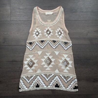Needle & Thread Zylet Silk Mini Dress Womens Size US 6