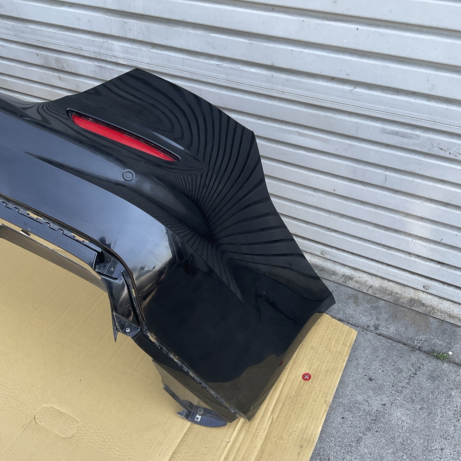 14-17 Maserati Quattroporte M156 Q4 Rear Bumper Cover Black OEM