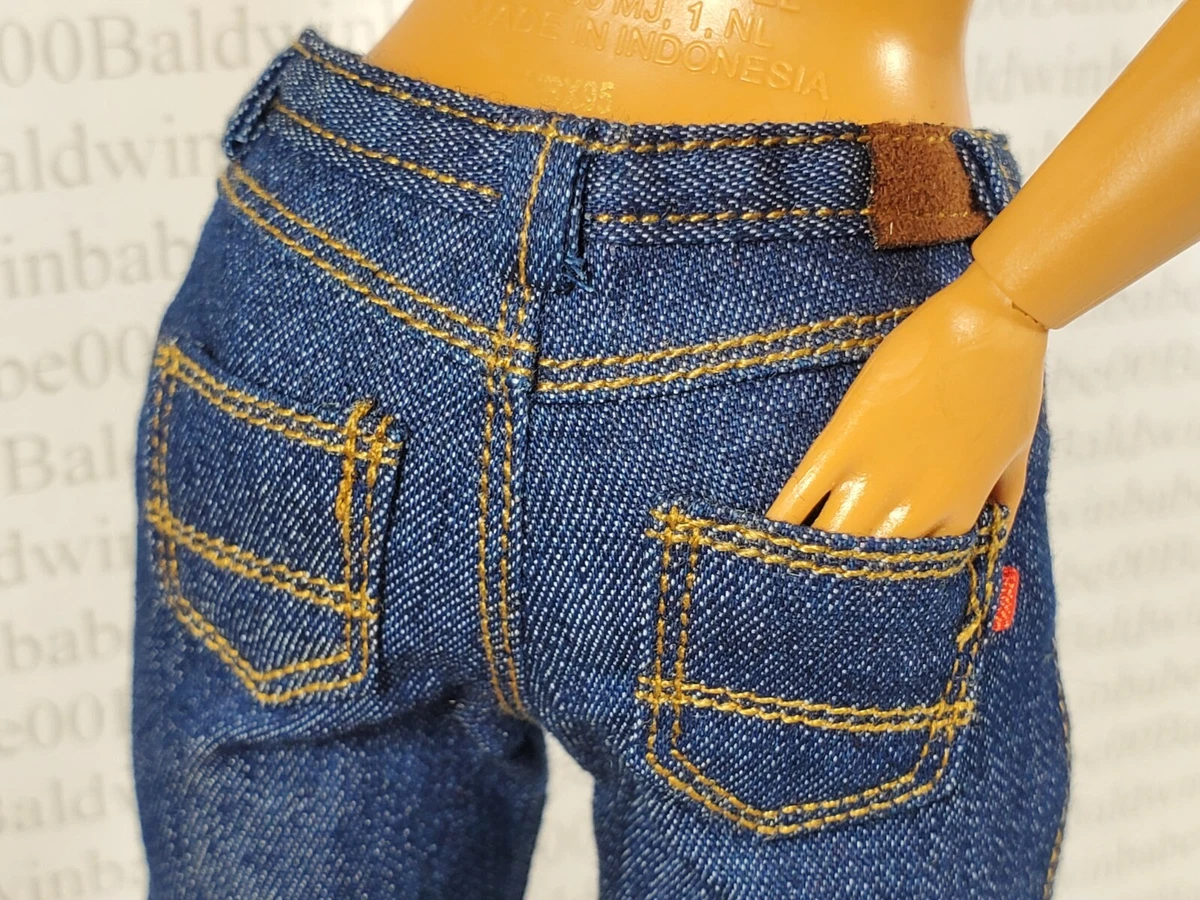 N30 (B~FITS CURVY MADE TO MOVE BARBIE BUFF KEN DOLL SIZE BLUE