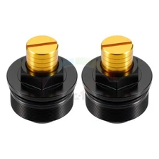 Front Fork Bolts Cap For Honda VFR750F Interceptor RC36 1992-1997 1993 1994 1995