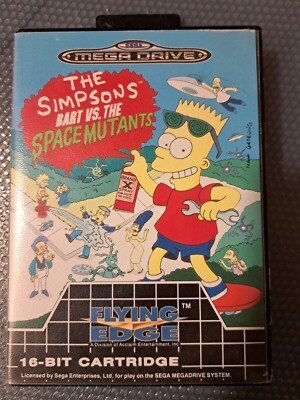 The Simpsons Bart Vs. The Space Mutants Sega Mega Drive PAL (ohne Handbuch)