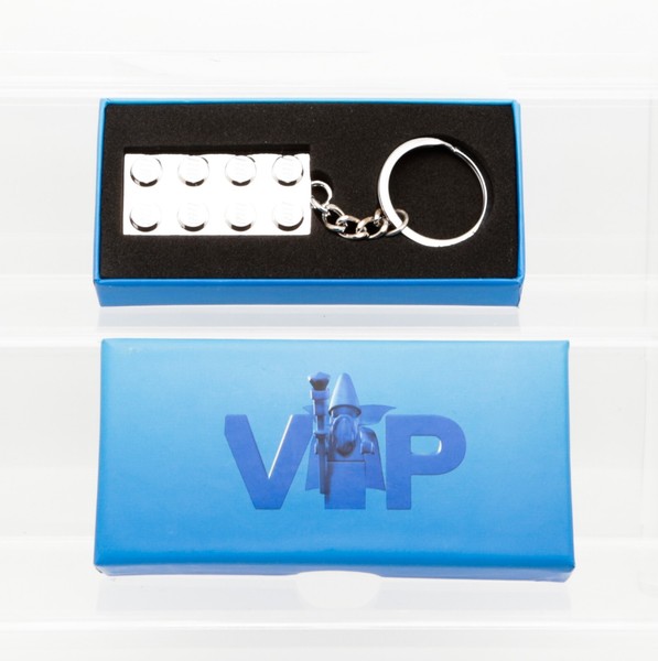 Lego® 5006330 Classic Vip Legostein Metall SchlüSselanhäNger Rund Key Chain-image