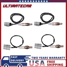 4pcs Upper Under O2 Oxygen Sensor For 2000 2001 Nissan Maxima Infiniti I30