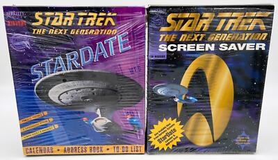 Star Trek: The Next Generation PC Software, Address Book, Calendar, Screen Saver