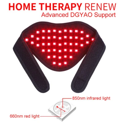 DGYAO 850nm Red Light Therapy Near Infrared Light Device for Neck Joint Pain Relief