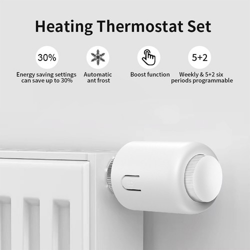 Tuya Zigbee Smart Home Thermostatic Radiator Valve Remote Temperature Controller - Picture 4 of 12