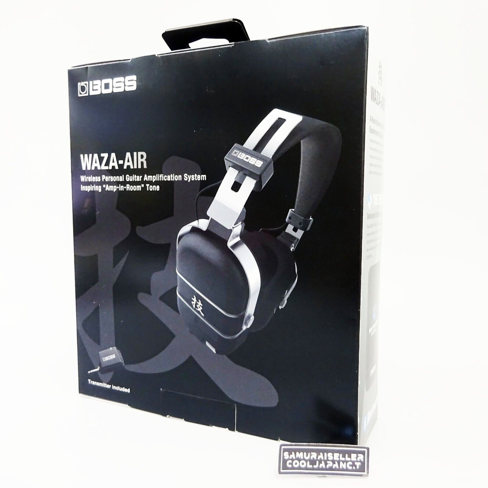 Boss WAZA-AIR Bluetooth Wireless Guitar Headphone System in Stock NEW