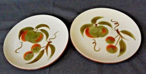Vintage Stangl Orchard Song Pattern 8" plate - Set of 2 - Picture 1 of 5