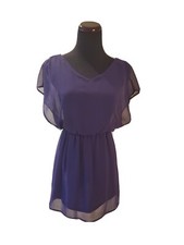 Formal Girls Flowy Dress Size XS - Purple