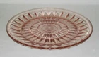 Jeannette Glass WINDSOR DIAMOND Pink Dinner Plate