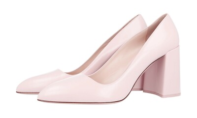 LUXUS PRADA PUMPS SCHUHE 1I234G PINK LEDER NEU 40 40,5 UK 7