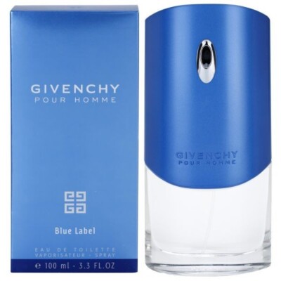 Givenchy Pour Homme Blue Label by Givenchy for Men Eau de Toilette Spray 3.4 oz