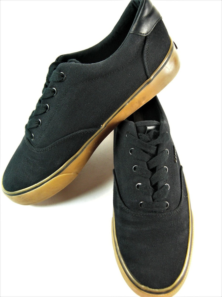 Lugz Flip Sneakers Casual Black Mens Gum Sole Shoes N144 | eBay
