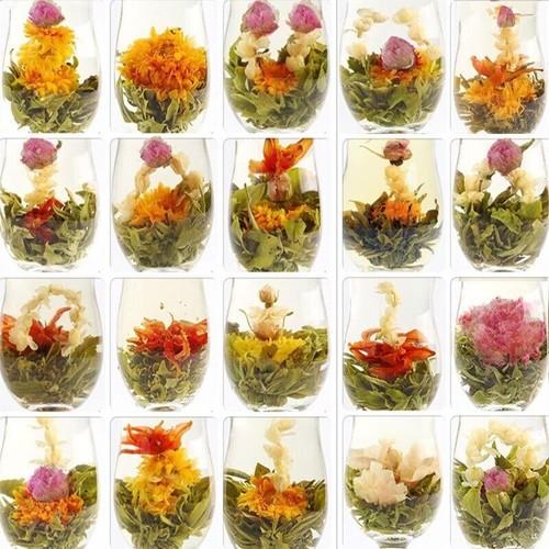 20 Kinds Handmade Blooming Flower Tea Beautiful Flowering Tea Balls Wedding Gift - Picture 1 of 18