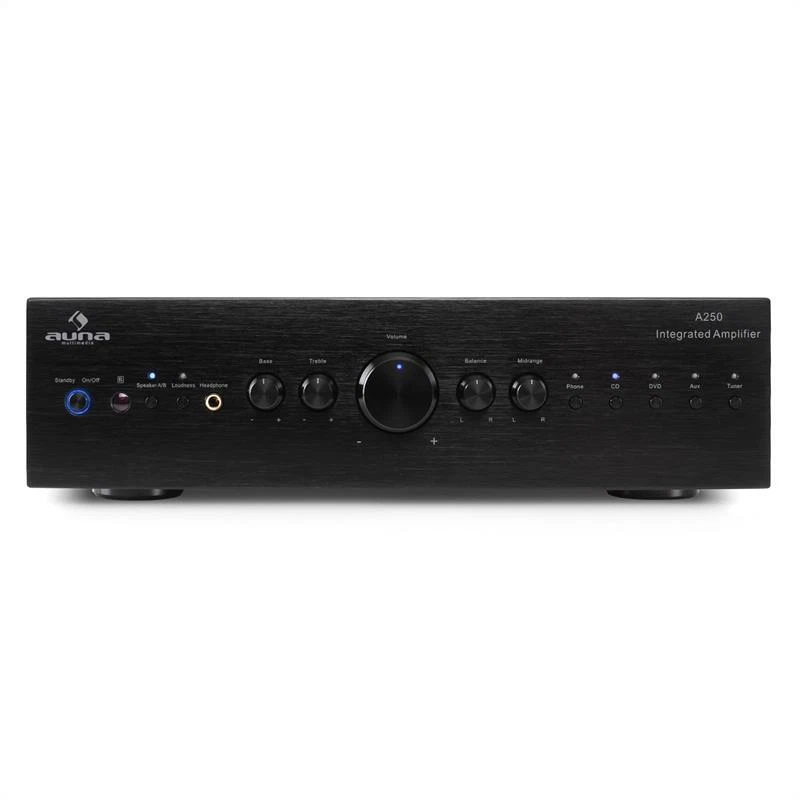 Stereo Verstärker Hifi Verstärker Hifi Endstufe AUX schwarz 600 Watt Equalizer - Bild 2 von 4