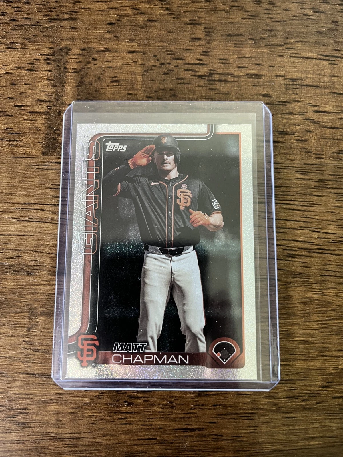 2025 Topps Series 1 Matt Chapman Sand Glitter Exclusive SP