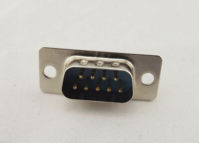 1x D-SUB DB9 9Pin Male Plug PCB RS232 Serial Solder Type Connector Socket PC Use