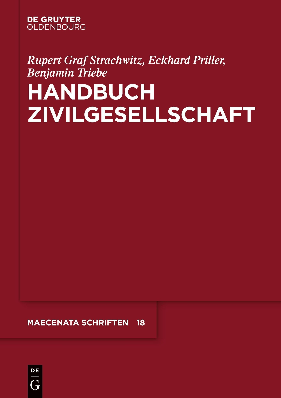 Thumbnail - Handbuch Zivilgesellschaft Rupert Graf Strachwitz (u. A.) Taschenbuch