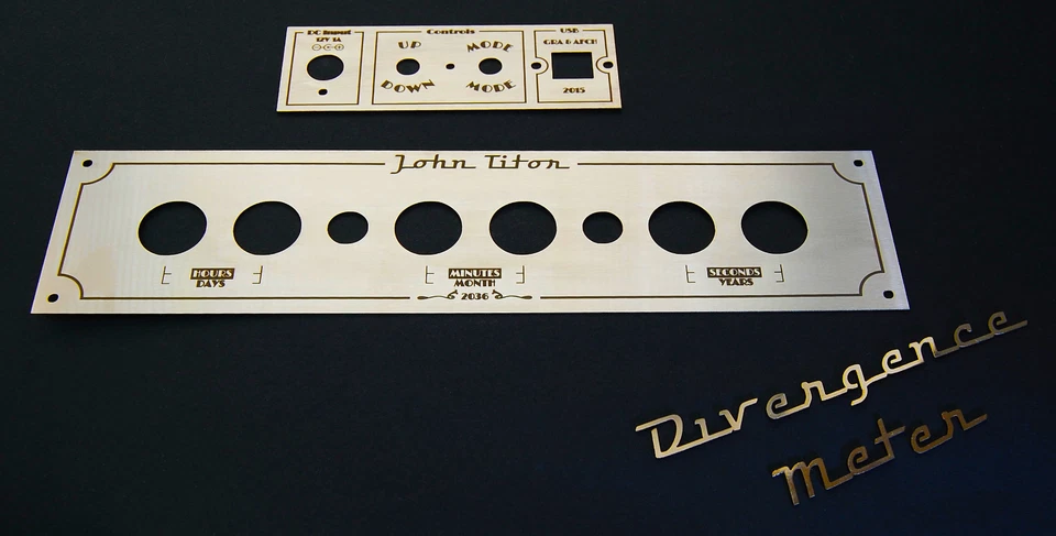 Wooden Case for Nixie Tubes Clock "Divergence Meter Mini" [IN-14, IN-8-2, Z573] - Image 4 of 4