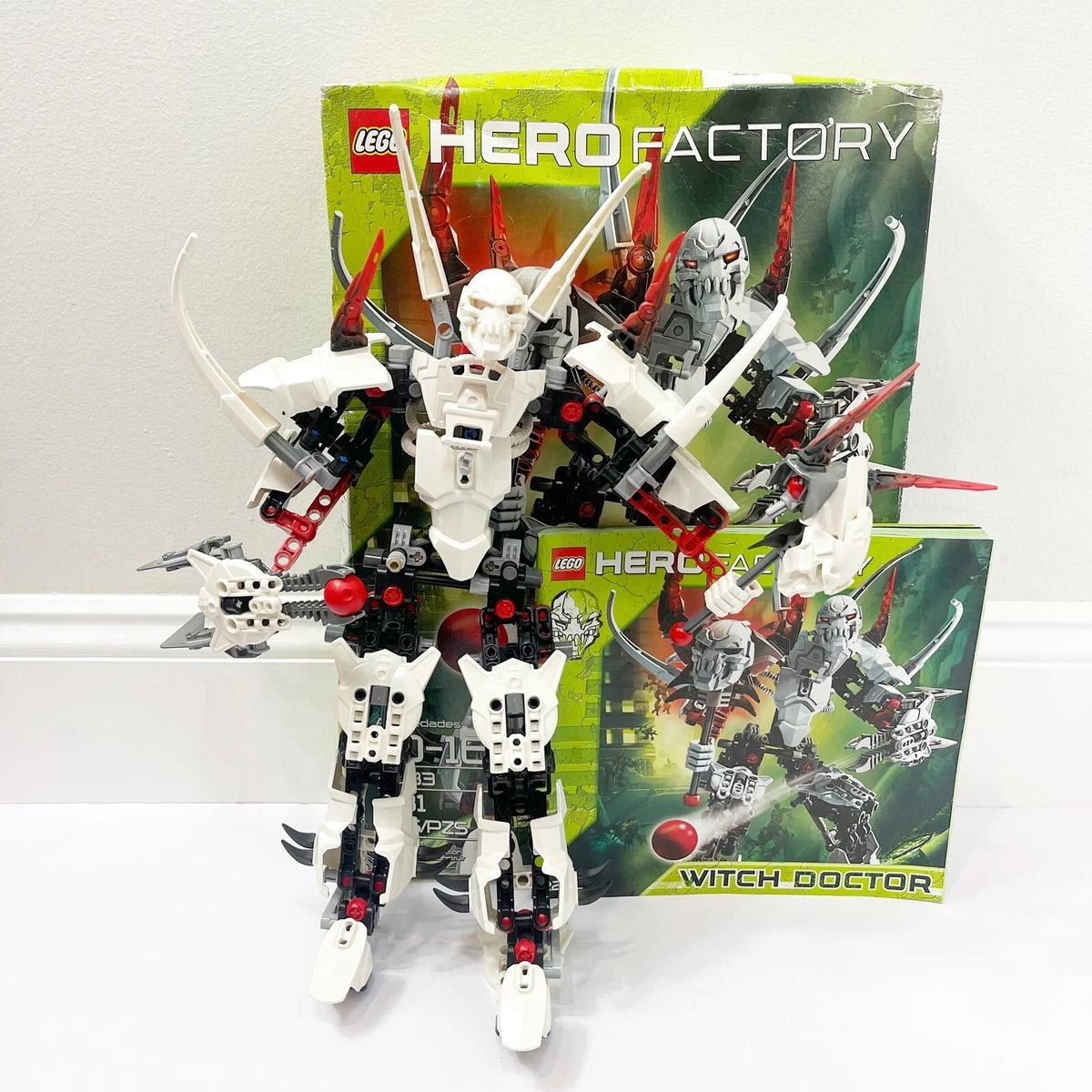 Lego Hero Factory 2283 Witch Doctor Complete With Box Manual Retired