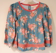 NEW Matilda Jane Just Imagine Afina Floral Top Girl's Size 18-24 Month