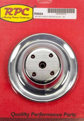 Chrom Stahl Wasserpumpe Riemenscheibe Lang Sbc 6.3 Dia RACING POWER CO-PACKAGED