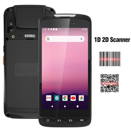 2D Scanner Handheld Terminal PDA Android 4G Unlocked Phone Waterproof NFC Mobile - Picture 1 of 12