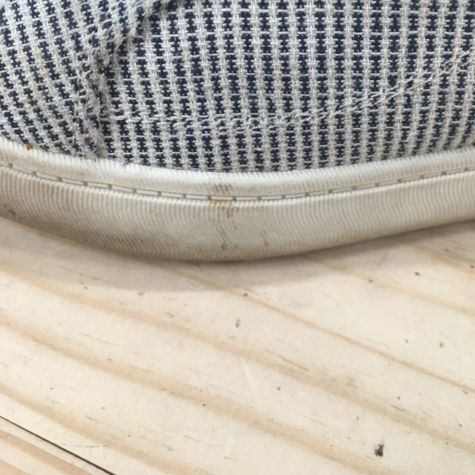 Roxy Shoes Womens 8.5 Walking Sneakers Blue Striped Lace Up Low Top Comfort - Image 4 of 4