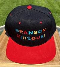 BRANSON Missouri vintage black Multi Color adjustable cap hat New With Tags