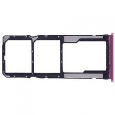 Sim Tray For Xiaomi Redmi 7 Micro Adapter Sd Card Side Support Red