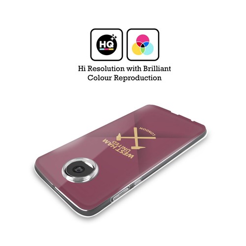 OFFICIAL WEST HAM UNITED FC HAMMER MARQUE KIT GEL CASE FOR MOTOROLA PHONES 2 - 第 2/8 張圖片