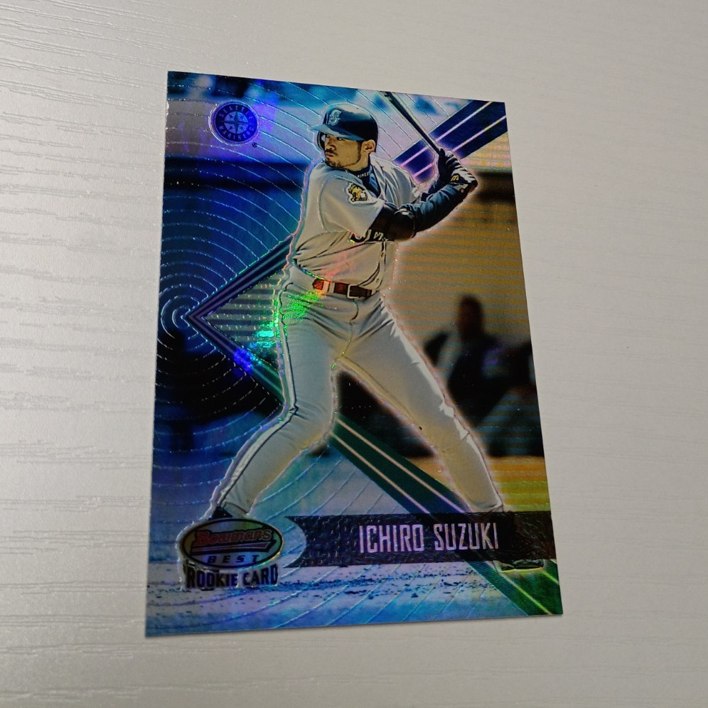 2001 Topps Bowman's Best Ichiro Suzuki RC Serial #162 Mariners 1567/2999 