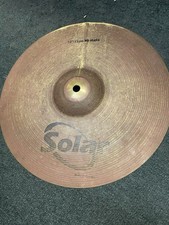 Solar hi hat 13 " jazz Cymbal 1 piece Used 