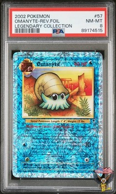 Omanyte Reverse Holo 57/110 Legendary Collection Pokemon PSA 8 | eBay