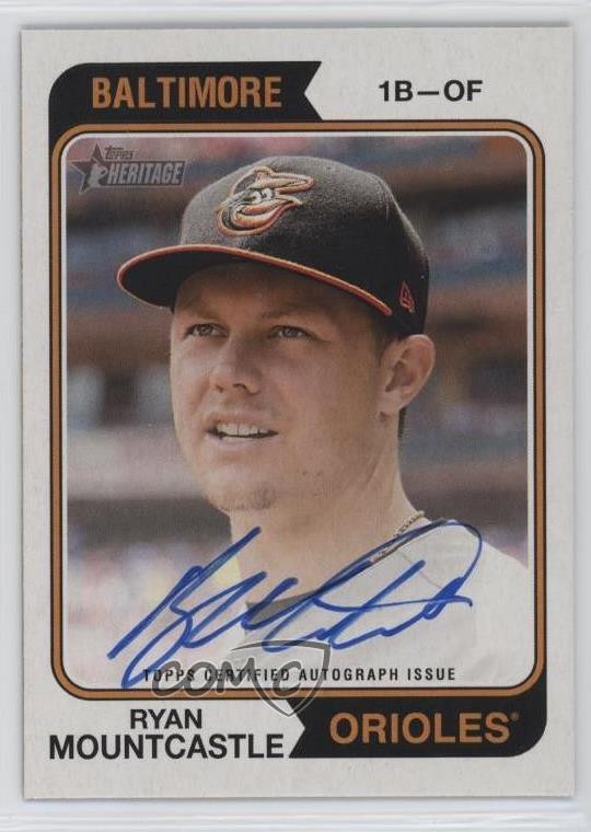 2023 Topps Heritage Real One Auto Ryan Mountcastle #ROA-RM Auto 2f9