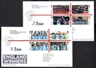 GB - 2019 Men & Women's ICC World Cup Cricket Winners on 2 x First Day Cover
