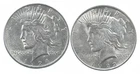 1924 & 1922 & Peace Silver Dollar $1 Bullion Collection Lot *931