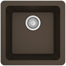 Karran USA QU-690 Quartz QU 16-5/8" Undermount Single Basin - Brown