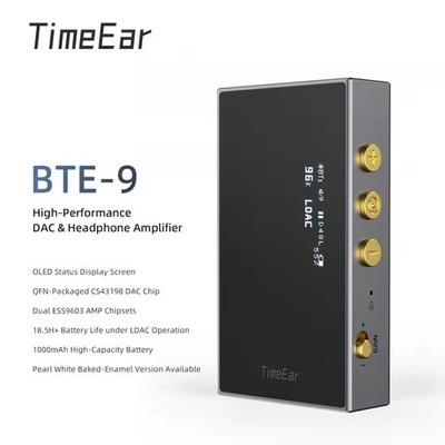TimeEar BTE-9 Bluetooth DAC headphone AMP wireless dap hifi audio amplifier